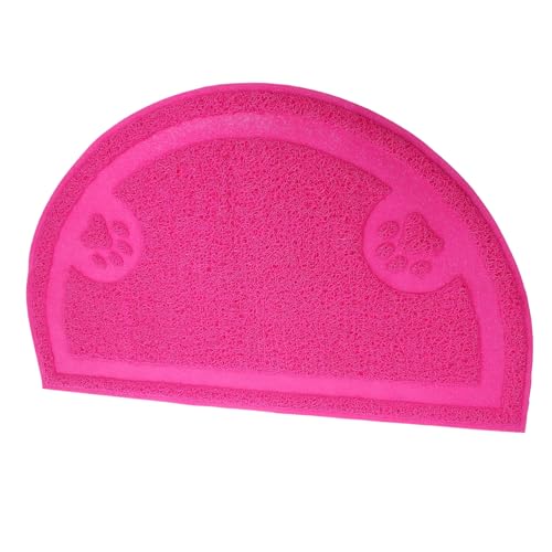 BESPORTBLE Katzen Reinigungs Teppich aus Langlebigem wasserdichte Matte für Haustiere zu Reinigen für Katzenklos und Futternäpfe Rosa Form rutschfest BESPORTBLE Katzen Reinigungs Teppich aus Langlebigem wasserdichte Matte für Haustiere zu Reinigen für Katzenklos und Futternäpfe Rosa Form rutschfest von BESPORTBLE