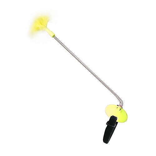 BESPORTBLE Cat Teaser Stick Spielzeug Mit Feder Und Kragen Interaktives Katzenangel Für Bewegung Und Spielspaß Für Katzen Und Kätzchen Fördert Die Fitness Und Langeweile von BESPORTBLE