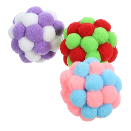 BESPORTBLE Katzenglockenbälle Aus Weichem Material Interaktive Katzenspielzeuge Mit Glöckchen Farbenfrohe Und Elastische Katzenbälle Für Drinnen Haustierspielzeug Für Aktive Katzen BESPORTBLE Katzenglockenbälle Aus Weichem Material Interaktive Katzenspielzeuge Mit Glöckchen Farbenfrohe Und Elastische Katzenbälle Für Drinnen Haustierspielzeug Für Aktive Katzen von BESPORTBLE