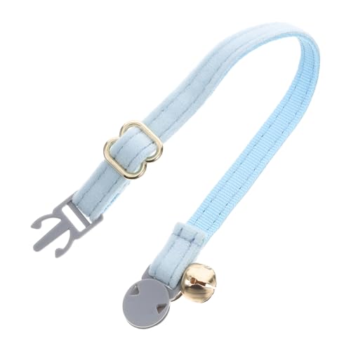 BESPORTBLE Katzenhalsband für Abreißbarer Sicherheitskragen verstellbares Hundehalsband Kosename und Telefonhalsband Sicherheitshalsband für Kätzchen Stoff Sky-Blue BESPORTBLE Katzenhalsband für Abreißbarer Sicherheitskragen verstellbares Hundehalsband Kosename und Telefonhalsband Sicherheitshalsband für Kätzchen Stoff Sky-Blue von BESPORTBLE