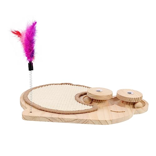 BESPORTBLE Katzenkratzbaum Aus Sisal Katzenkratzer Katze Sisalbrett Kratzbaum Cat-Plattenspieler-trackball Kätzchenspielzeug Kätzchen Kratzspielzeug Sisalkratzer Für Katzen Holz BESPORTBLE Katzenkratzbaum Aus Sisal Katzenkratzer Katze Sisalbrett Kratzbaum Cat-Plattenspieler-trackball Kätzchenspielzeug Kätzchen Kratzspielzeug Sisalkratzer Für Katzen Holz von BESPORTBLE