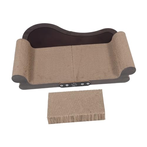 BESPORTBLE Katzenkratzbrett Sofa Autokratzer Karton Katzenkratzbaum Indoor Katzenspielzeug Kätzchen Kratzcouch Katzen Kätzchen Kratzpad Haushaltskatzenkratzbaum Kätzchenkratzbaum Holz von BESPORTBLE