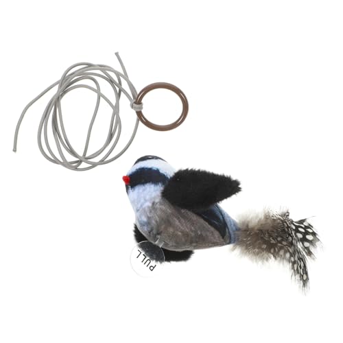 BESPORTBLE Hängendes Katzenspielzeug Mit Plume Und Vogel-Design Interaktive Spielzeuge Für Katzen Geeignet Für Selbstbeschäftigung Und Kratzen Fördert Spielverhalten Interaktion von BESPORTBLE