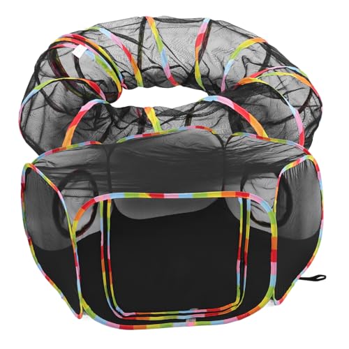 BESPORTBLE Katzenlaufstall für Outdoor Nutzung Faltbares Katzengehege mit Tunnel Atmungsaktives Design für Katzen Langlebige Materialien für Garten und Spielbereich BESPORTBLE Katzenlaufstall für Outdoor Nutzung Faltbares Katzengehege mit Tunnel Atmungsaktives Design für Katzen Langlebige Materialien für Garten und Spielbereich von BESPORTBLE