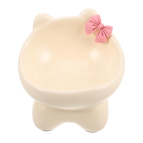 BESPORTBLE Katzennapf Ergonomische Katzen Schüssel Niedliche Katzen Schüssel Haustier Schüssel hoch Katzengeschirr für Lebensmittel erhöhte kleine hundenäpfe Fressnäpfe Katze Keramik Beige BESPORTBLE Katzennapf Ergonomische Katzen Schüssel Niedliche Katzen Schüssel Haustier Schüssel hoch Katzengeschirr für Lebensmittel erhöhte kleine hundenäpfe Fressnäpfe Katze Keramik Beige von BESPORTBLE