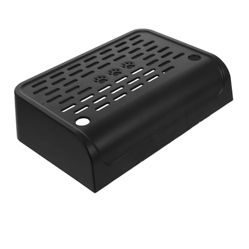 BESPORTBLE Katzensandkanalpedal Balkenfilter Katzenmülleimer Tropffilter Haustier Katzennest Katzentoilette Pedal Katzenstreu Filter Katzenrampe für Müll Katzenstreu- Abs Black von BESPORTBLE