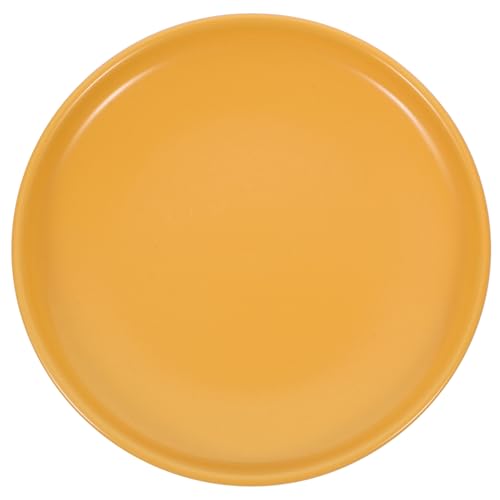 BESPORTBLE Katzenschüssel aus Keramik pet Supplies pet Bowl katzenfutter schüssel Keramik Katzenfutter Platte Futternapf für Kätzchen Hund behandelt Platte Essen Hundenapf Katzennapf Yellow von BESPORTBLE