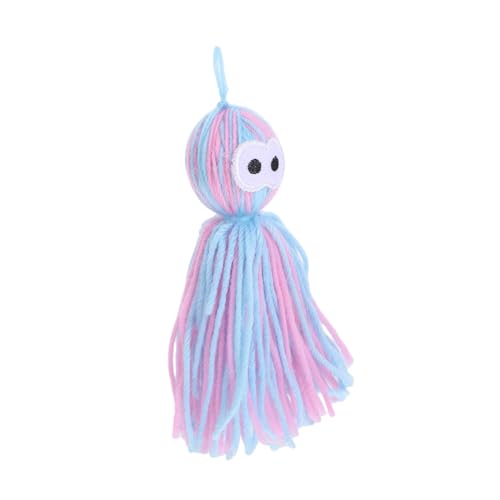 BESPORTBLE Katzenspielzeug Nachfüllkopf für Interaktive Katzenangel Weicher Wollball Ersatzkopf für Kätzchen und Katzen Geeignet für Drinnen und Draußen Pinke Farbe von BESPORTBLE