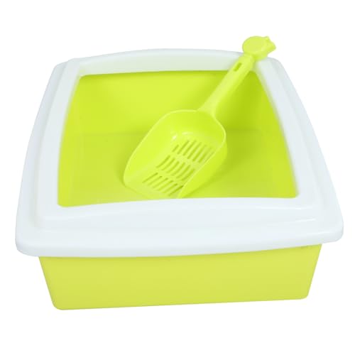 BESPORTBLE Katzentoilette Katzenklo Katze Notwendigkeiten Katzenstreuschaufel mit Halter Kaninchentoilette Katzenputzbecken Kätzchentöpfchen Abs Light Green BESPORTBLE Katzentoilette Katzenklo Katze Notwendigkeiten Katzenstreuschaufel mit Halter Kaninchentoilette Katzenputzbecken Kätzchentöpfchen Abs Light Green von BESPORTBLE
