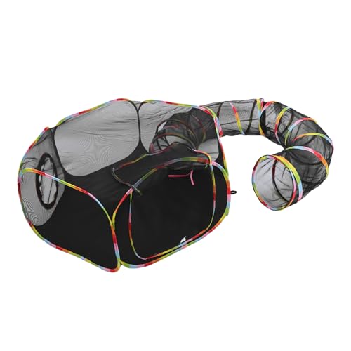 BESPORTBLE Katzentunnel und Tragbarer Faltbarer Outdoor Spielplatz für Katzen Atmungsaktives Gehege mit Tunnel für Freien mit Optimaler Luftzirkulation BESPORTBLE Katzentunnel und Tragbarer Faltbarer Outdoor Spielplatz für Katzen Atmungsaktives Gehege mit Tunnel für Freien mit Optimaler Luftzirkulation von BESPORTBLE