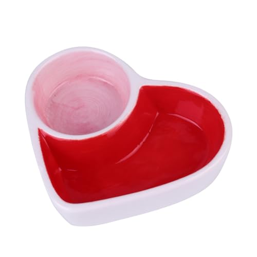 BESPORTBLE 1Stück Kleiner Keramik Futternapf für Haustiere Rutschfestes Design für Hamster Mäuse Vögel und Andere Kleintiere Leicht zu Reinigen Funktion für Futter und Snacks von BESPORTBLE