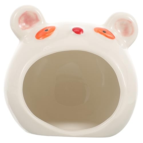 BESPORTBLE Keramik Hamster Nest Bär Form Kleintier Versteck Schlaf Kühlendes Haus Für Hamster Käfig Rückzugsort BESPORTBLE Keramik Hamster Nest Bär Form Kleintier Versteck Schlaf Kühlendes Haus Für Hamster Käfig Rückzugsort von BESPORTBLE