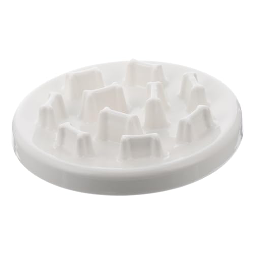 BESPORTBLE Slow Feeder-napf Aus Cera und Keramik Fördert Allmähliches Fressen. Weißes Knochendesign – BESPORTBLE Slow Feeder-napf Aus Cera und Keramik Fördert Allmähliches Fressen. Weißes Knochendesign – von BESPORTBLE