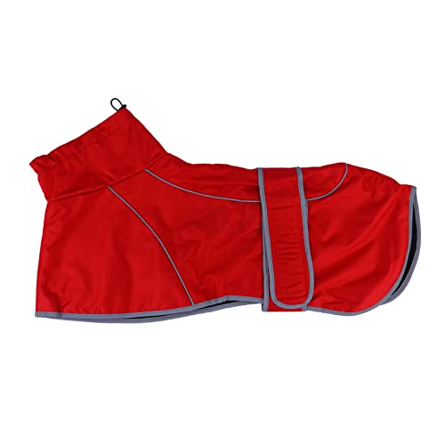 BESPORTBLE Kleidung Für Haustiere Kleiner Hund Regenmantel Hunderegenmäntel Für X-große Hunde Regenbekleidung Für Hunde Regenjacke Mit Kapuze Hundeweste Rot Extra Groß Polyester Regenkleidung von BESPORTBLE