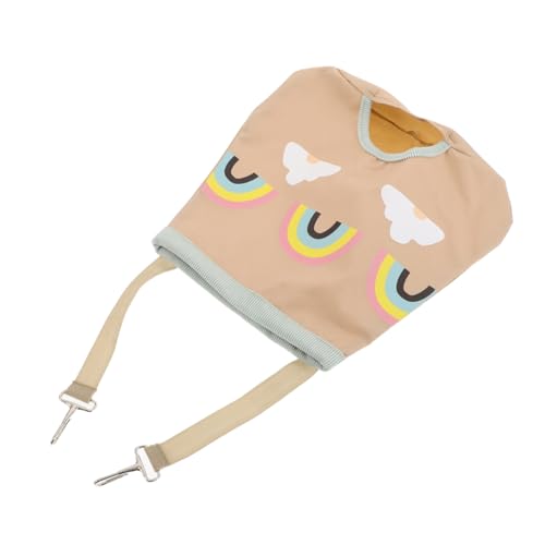 BESPORTBLE Kleiner Heufutterbeutel für Kleintiere Strapazierfähiger Belüfteter Hängebeutel für Kaninchen Meerschweinchen Hamster Chinchillageeignet Platzsparend Faltbar und Tragbar von BESPORTBLE