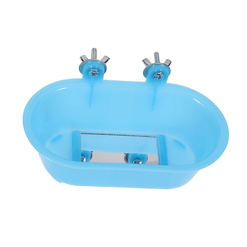BESPORTBLE Vogelbadewanne Für Papageien Und Kleinvögel Mit Bodenspiegel Aus Kunststoff Für Dusche Und Reinigung BESPORTBLE Vogelbadewanne Für Papageien Und Kleinvögel Mit Bodenspiegel Aus Kunststoff Für Dusche Und Reinigung von BESPORTBLE