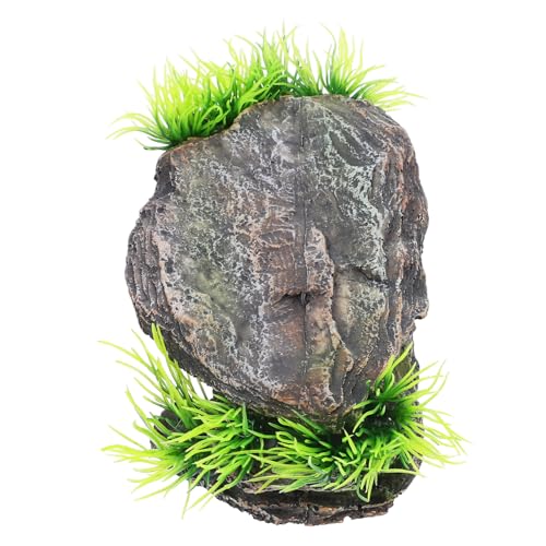 BESPORTBLE Eidechsenversteck Aus Kunstharz Kreatives Reptilien-Ornament Sonnenplattform Für Schildkrötenbecken Multifunktionale Terrarium-Dekoration Verschleißfeste Aquarium-zubehör von BESPORTBLE