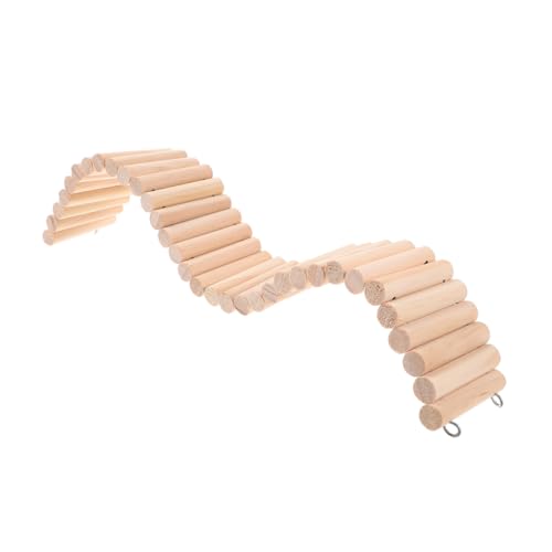 BESPORTBLE Kletterbrückenspielzeug Aus Holz Multifunktionale Leiter Für Hamster Mäuse Kleintiere Mit Versteck Und Kaumöglichkeit von BESPORTBLE