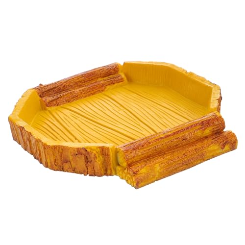 BESPORTBLE Multipurpose Resin Reptile Feeding Bowl Für Wasser Und Futter Praktischer Napf Für Eidechsen Schildkröten Und Andere Reptilien Langlebig Und Sicher Natürlicher Farbgebung BESPORTBLE Multipurpose Resin Reptile Feeding Bowl Für Wasser Und Futter Praktischer Napf Für Eidechsen Schildkröten Und Andere Reptilien Langlebig Und Sicher Natürlicher Farbgebung von BESPORTBLE
