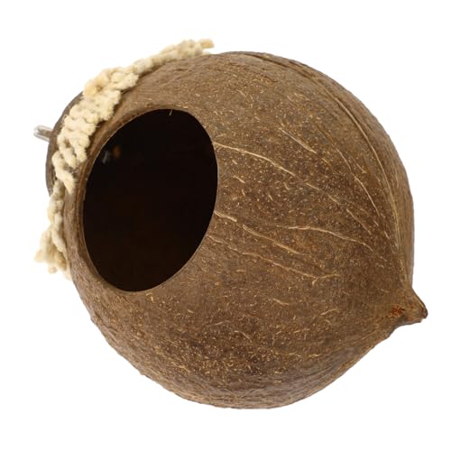 BESPORTBLE Hängendes Vogelhaus Aus Kokosnuss Nistplatz Für Papageien Und Kleine Vögel Sicheres Und Langlebiges Brutnest Für Käfige Und Bietet Schutz Und von BESPORTBLE