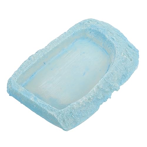 BESPORTBLE Reptilien Futter Und Wasserschale Aus Resin Für Schildkröten Eidechsen Und Andere Kleine Reptilien Leicht Zu Reinigen Und Dekorativ Für Terrarien von BESPORTBLE