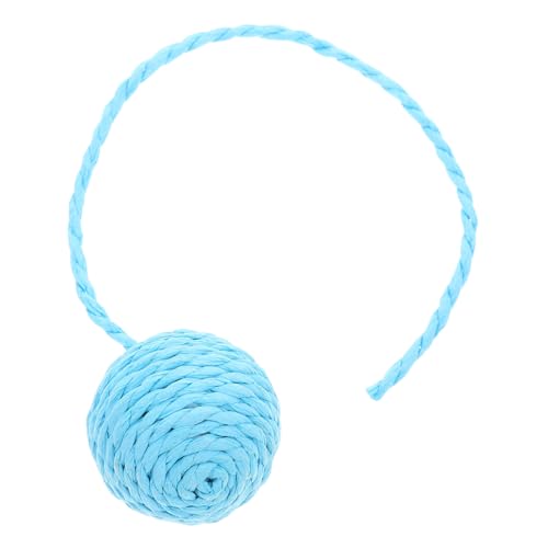 BESPORTBLE Flauschige Katzenbälle Mit Schwänzen Für Katzenkratzbäume Interaktives Sisal Katzenkauspielzeug Ersatz Spielball Für Katzen Für Wohnungskatzen Bunt von BESPORTBLE