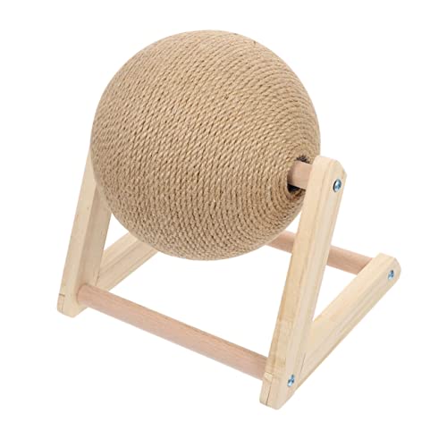 BESPORTBLE Cat Scratching Spielzeug Sisal Kratzball Für Katzen Effektives Klettern Und Fördert Die Körperliche Und Geistige Aktivität Langlebig Und Für Haustiere von BESPORTBLE