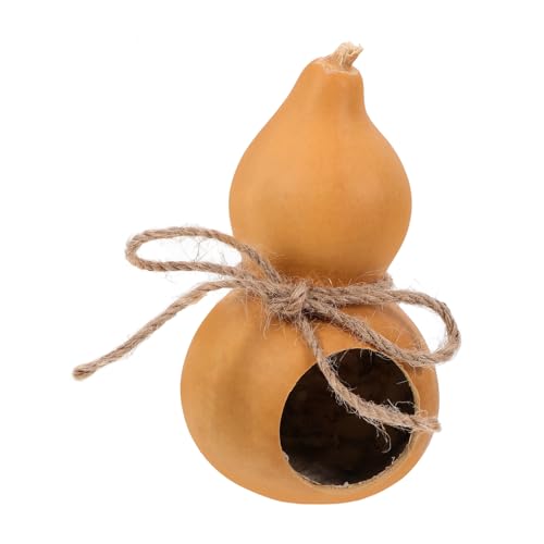 BESPORTBLE Versteck Burg Kürbisform Nest Gemütliches Und Sicheres Versteck Für Zwerghamster Naturmaterial Wohnkultur von BESPORTBLE