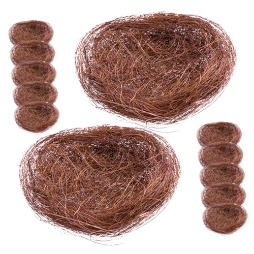 BESPORTBLE 12stücke Vogelnest Vogelkäfig Nest Ornament Dekorative Requisiten Für Home Party Garten Vogelnistkasten Vogelhaus Bausatz BESPORTBLE 12stücke Vogelnest Vogelkäfig Nest Ornament Dekorative Requisiten Für Home Party Garten Vogelnistkasten Vogelhaus Bausatz von BESPORTBLE