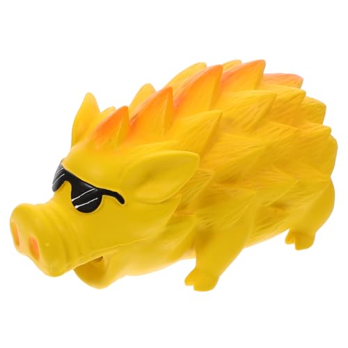 BESPORTBLE Kauspielzeug Für Hunde Latex Interaktives Spielzeug Im Pig-Design Quietschend Für Und Kleine Mittelgroße Hunde Unterstützung Zahnpflege Linderung Von Zahnungsproblemen von BESPORTBLE
