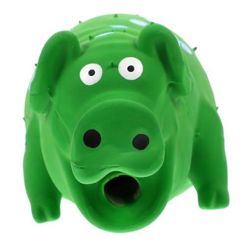 BESPORTBLE Hundespielzeug Quietschendes Kauspielzeug Schweineform Robuster Beißring Für Sicheres Und Langlebiges -zahnpflege-Spielzeug Für Kleine Und Mittlere Hunde von BESPORTBLE