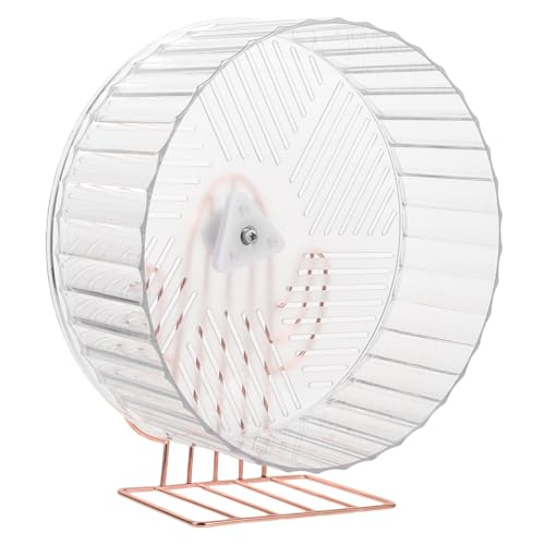 BESPORTBLE Laufrad Für Haustierkäfig Hamster Spielzeug Chinchilla Laufrad Ständer Große Größe Für Tiere Eichhörnchen Bär Farbe Zufällig von BESPORTBLE