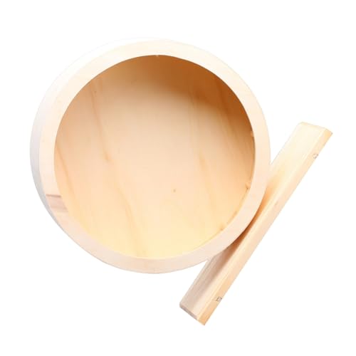 BESPORTBLE Laufrad Aus Holz Für Hamster Meerschweinchen Großes Laufrad Mit Halterung von BESPORTBLE