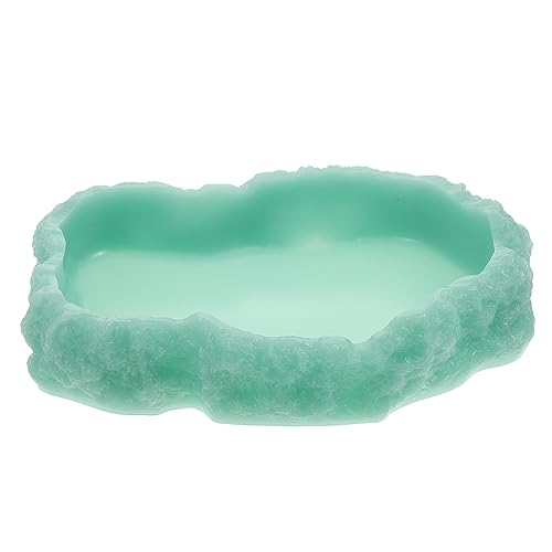 BESPORTBLE Reptil Futter Und Wasserschale Aus Langlebigem Leucht-Resin Für Reptilien Einfache Handhabung Für Terrarien Fütterung Von Schildkröten Eidechsen Und Anderen Haustieren BESPORTBLE Reptil Futter Und Wasserschale Aus Langlebigem Leucht-Resin Für Reptilien Einfache Handhabung Für Terrarien Fütterung Von Schildkröten Eidechsen Und Anderen Haustieren von BESPORTBLE