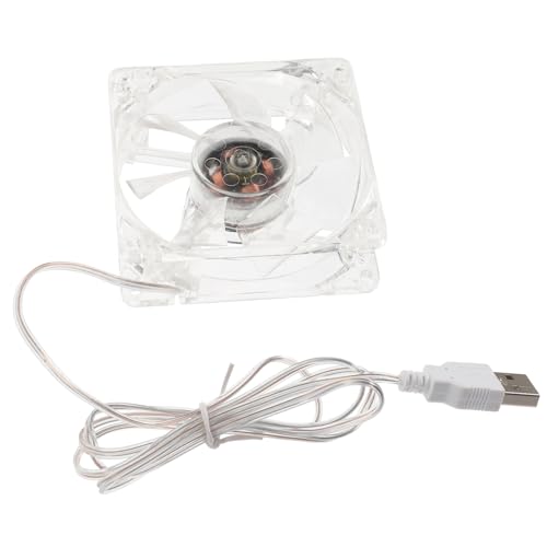 BESPORTBLE Lüfter Frettchen Kleiner Für Hundebox Hamsterbettwäsche Haustierkühlung Für Kaninchen Kühlung Für Kiste Hundehütten-Fan Käfigventilatoren Für Hunde Wurf Cool Transparent von BESPORTBLE
