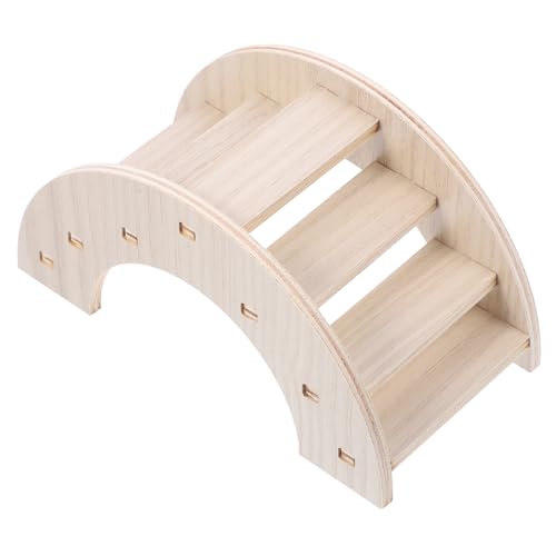 BESPORTBLE Holzbrücke Für Chinchilla Und Hamster Hölzerne Leiter Als Spielzeug Und Versteck Für Kleintiere Robustes Brückenspielzeug Zum Klettern Für Hamsterkäfig von BESPORTBLE