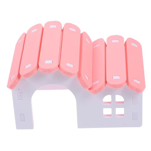 BESPORTBLE Robustes PVC-Hamster-meerschweinchenbett Versteck Burg Chinchillas Versteck Haustier-schlafhaus Spielspielzeug Für Haustiere von BESPORTBLE