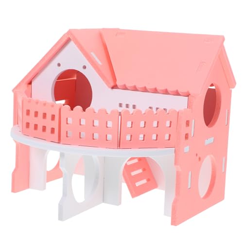 BESPORTBLE Meerschweinchenheim Meerschweinchenhütte Rattenvorräte Versteckhaus für Meerschweinchen hamsterhaus Hamster Spielzeug entzückendes Rattenhaus entzückendes Rattenversteck PVC von BESPORTBLE