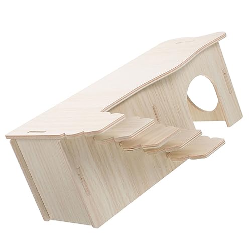 BESPORTBLE Filigranes Hamsterversteck Aus Holz Mit Leiter Ideal Für Meerschweinchen Und Haustiere von BESPORTBLE
