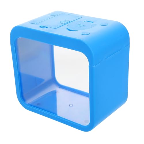 BESPORTBLE Mini Aquarium mit LED Licht Kleiner Robuster Fischbehälter für Zierfische Wie Betta und Goldfische Leicht zu Reinigen Dekorativ für Schreibtisch und Büro Farblich Blau BESPORTBLE Mini Aquarium mit LED Licht Kleiner Robuster Fischbehälter für Zierfische Wie Betta und Goldfische Leicht zu Reinigen Dekorativ für Schreibtisch und Büro Farblich Blau von BESPORTBLE