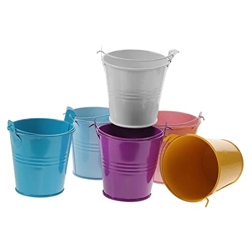 BESPORTBLE 6 Stücke Mini Verzinktem Eimer Weißblech Blumentopf Ornamente Popcorn Container Zinn Eimer Hochzeit BESPORTBLE 6 Stücke Mini Verzinktem Eimer Weißblech Blumentopf Ornamente Popcorn Container Zinn Eimer Hochzeit von BESPORTBLE