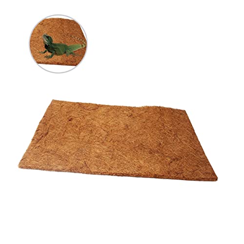 BESPORTBLE Reptilienmatte Natürliche Kokosfaser-einstreu 50 X 30 cm Reptilienprodukte Terrarium-einstreu von BESPORTBLE