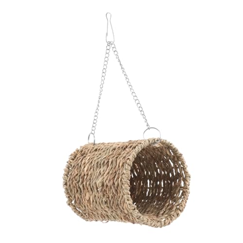 BESPORTBLE Woven Straw Hammock Nest Für Hamster Natürliche Hängematte Für Kleine Haustiere Sicheres Schlaf Und Ruheplätzchen Leicht Und Platzsparend Für Käfig Und Zuhause BESPORTBLE Woven Straw Hammock Nest Für Hamster Natürliche Hängematte Für Kleine Haustiere Sicheres Schlaf Und Ruheplätzchen Leicht Und Platzsparend Für Käfig Und Zuhause von BESPORTBLE