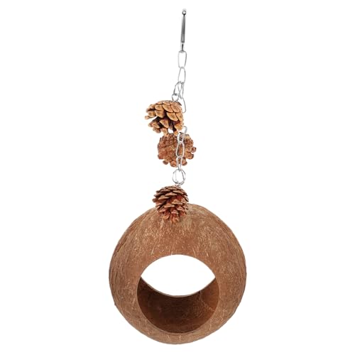 BESPORTBLE Kokosnüsse Shell Vogel Nest Schaukel Vogel Schlafen Bett Papagei Nest Für Vögel Spielzeug BESPORTBLE Kokosnüsse Shell Vogel Nest Schaukel Vogel Schlafen Bett Papagei Nest Für Vögel Spielzeug von BESPORTBLE