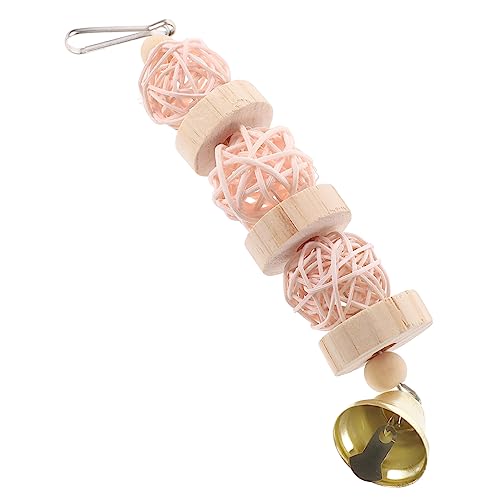 BESPORTBLE Bird Parrots Chewing Toy Hängendes Spielzeug Für Papageien Und Vögel Kauspielzeug Aus Natürlichem Material Für Gesundheit Wohlbefinden Kleiner Vögel Für Käfige Und von BESPORTBLE