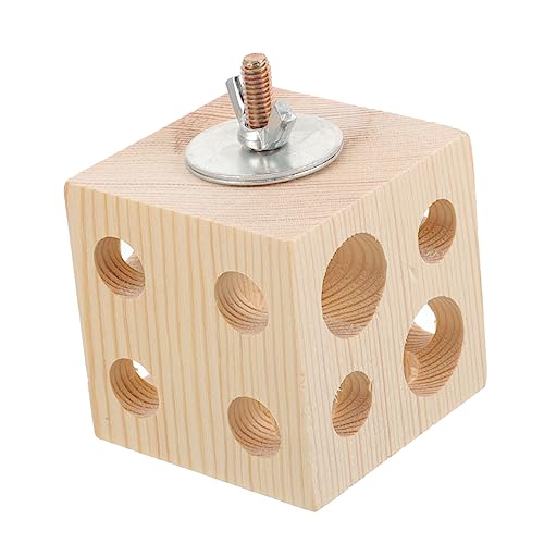 BESPORTBLE Vogel Kauen Spielzeug Holz Block Puzzle Papagei Käfig Nahrungssuche Spielzeug Papagei Kuscheln Knochen von BESPORTBLE
