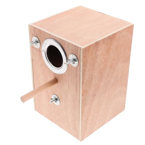 BESPORTBLE Einfache Reinigungs-nistbox Für Papageien Hängende Holz-nestkiste Für Kleine Vögel Für Zucht Robustes Design Für Verschiedene Arten Von Sittichen BESPORTBLE Einfache Reinigungs-nistbox Für Papageien Hängende Holz-nestkiste Für Kleine Vögel Für Zucht Robustes Design Für Verschiedene Arten Von Sittichen von BESPORTBLE