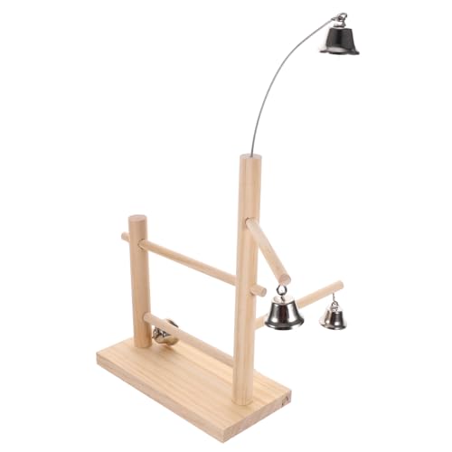 BESPORTBLE Papagei Spielplatz Stehen Vogel Playstand Vogel Spielzeug Für Papageien 20x10x30cm Spielen Barsch von BESPORTBLE