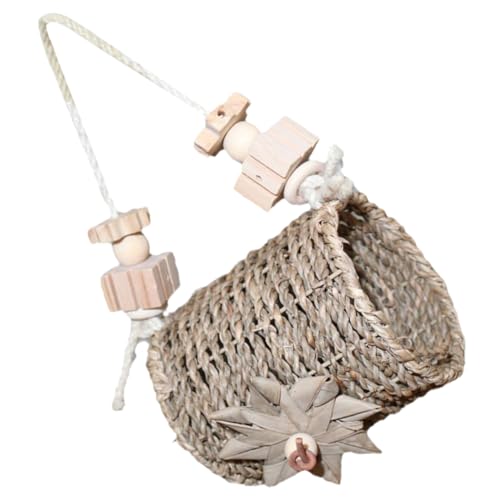 BESPORTBLE Papageienhütte vogelstange vogelkäfig vogelspielzeug nymphensittich Papageienhöhle geschmeidige Papageienhängematte Hamsterkäfige Vogel hängendes Nest Käfig Papageiennest Stroh BESPORTBLE Papageienhütte vogelstange vogelkäfig vogelspielzeug nymphensittich Papageienhöhle geschmeidige Papageienhängematte Hamsterkäfige Vogel hängendes Nest Käfig Papageiennest Stroh von BESPORTBLE