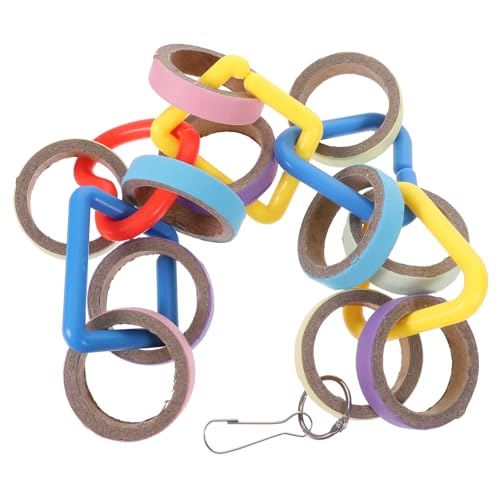 BESPORTBLE Vogelspielzeug Für Papageien Buntes Kauspielzeug Für Vögel Langlebiges Und Funktionales Hängespielzeug Spiel Und Beschäftigung von BESPORTBLE